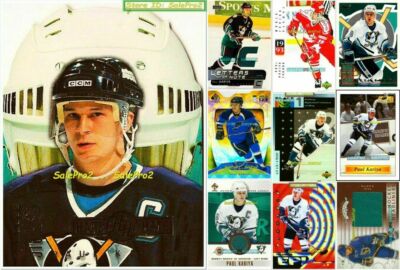 100++ PAUL KARIYA SINGLES INSERT PROMO RC AUTO JERSEY LIMITED LOT .YOU PICK LIST
