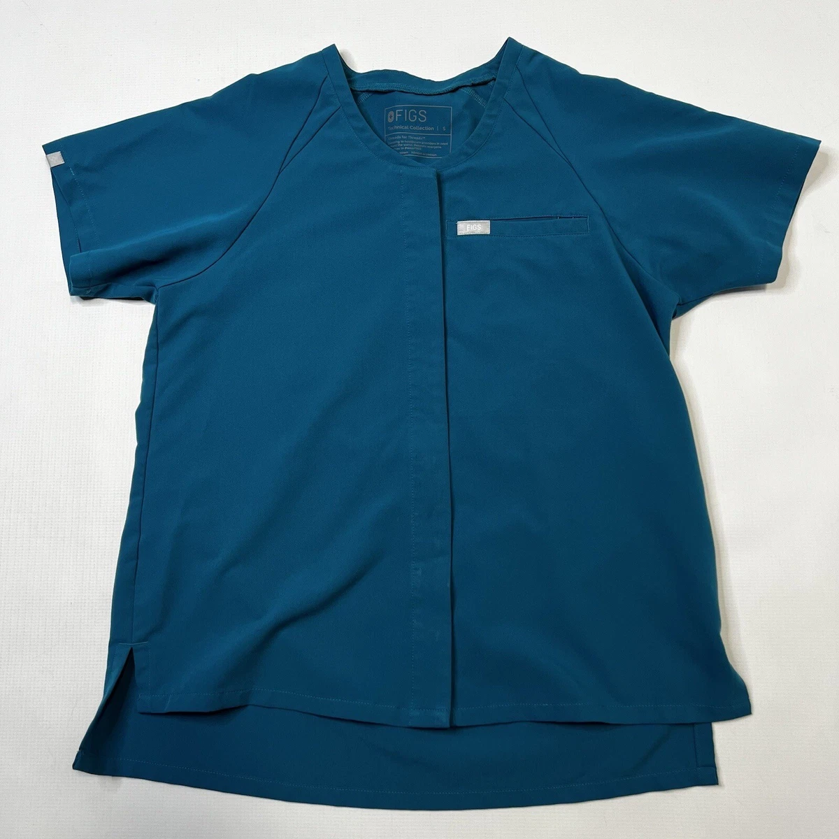 Button up scrub clearance top