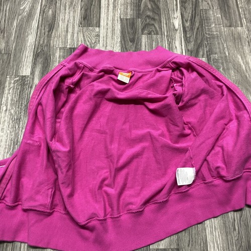 NIKE Graphic Print Full Zip Up Pink Activewear Sweatshirt Girl's Size Medium - Picture 11 of 12