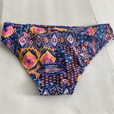 Women  s swimsuit bottom Size Medium 7/8 Blue, Pink, Orange Smoked