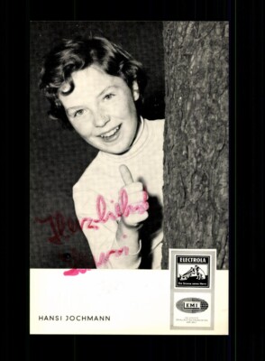Hansi Jochmann autograph card original signed #BC 194973