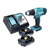 Makita Ddf 453 Ra Akku Bohrschrauber 18 V 42 Nm + 2X Akku 2,0 Ah + LadegeräT