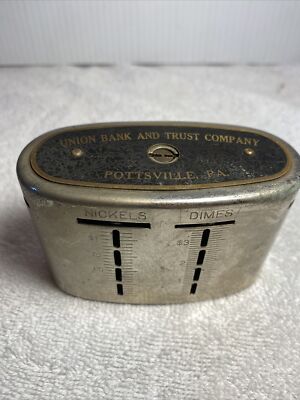 The Traveling Teller Coin Safe Bank union bank, and trust company Pottsville PA