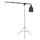 Us Studio Photo Led Video Light Stand 1.4m Telescopic Boom Arm Flexible Sandbag