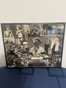 Vtg I Love Lucy 3-d Framed Picture Collage