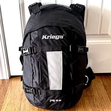 Kriega R25 Backpack Compatible With Harness Pocket, Black, Waterproof, 25L