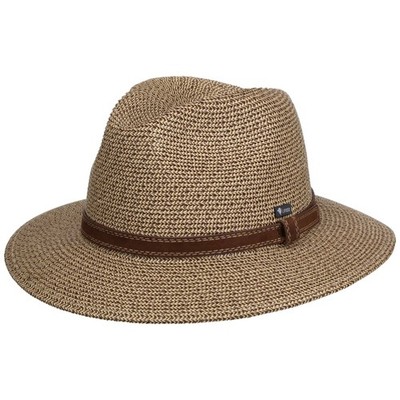 LIPODO Fine Twotone Traveller Strohhut Travellerhut Strohtraveller Sommerhut