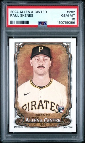 2024 Topps Allen & Ginter #282 Paul Skenes PSA 10