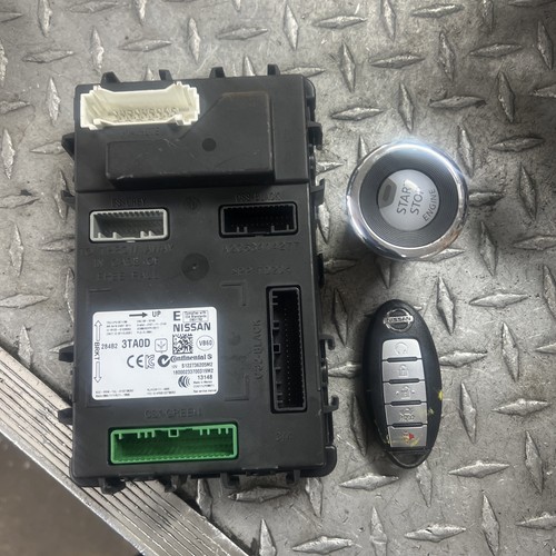 2013 Nissan Altima Body Control Module 284B2 3TA0D +key push-start - Picture 2 of 6