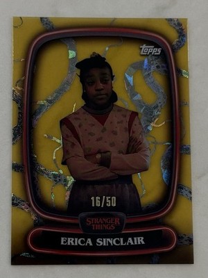 2025 Topps High Tek Stranger Things /50 Erica Sinclair #2 0t6o