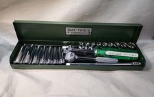 S-k Tools 21 Pieces 14 Drive Socket Set No 4291 Near Mint