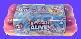 Hatchimals Alive Carton (Pink/Yellow) Self Hatching Eggs *Cute 10+ Surprises NEW