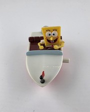 SpongeBob Squarepants 2002 Bikini Bottom Windup Speedboat Toy