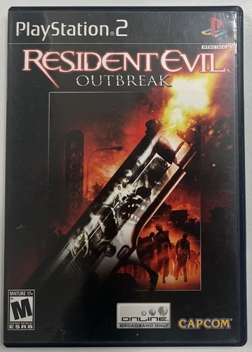 RESIDENT EVIL ~ OUTBREAK ~ 2004 Sony PlayStation 2 PS2 CIB