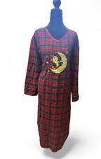 Vintage 1999 Warner Bros Studio Tweety Bird plaid nightgown cotton Cottagecore