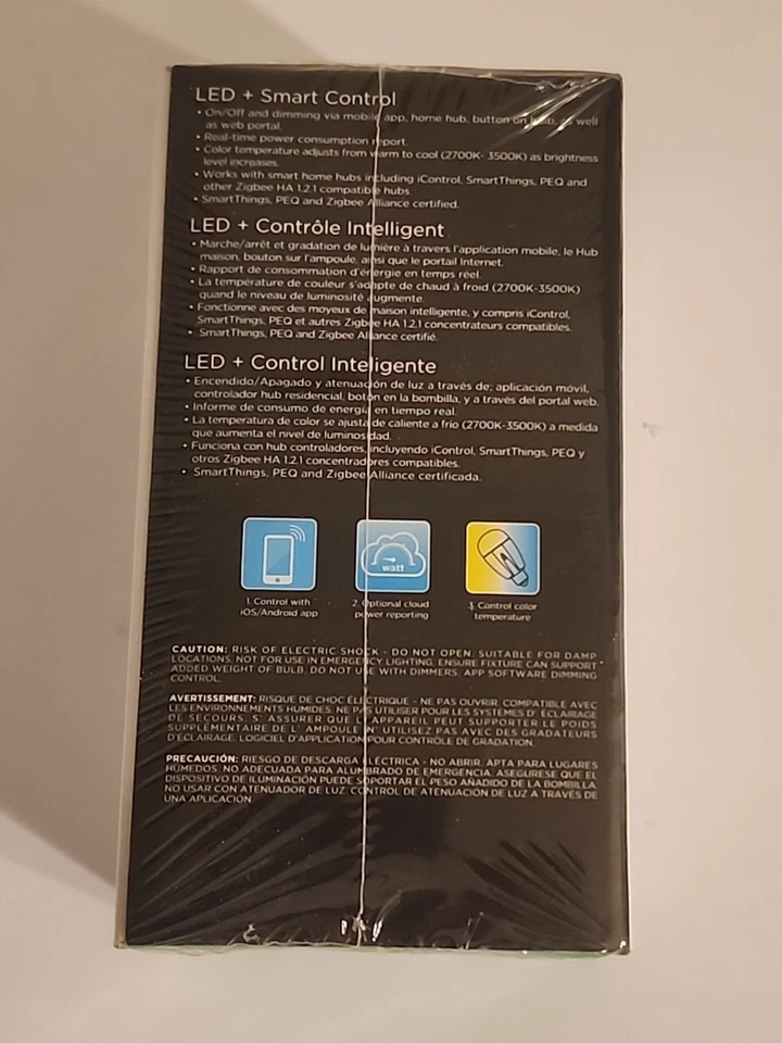 BRAND NEW SENGLED ELEMENT TOUCH SMART DIMMABLE 60W BULB EQUIVALENT - Image 4 of 4