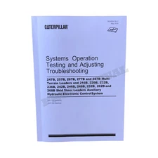 Caterpillar 246B 248B 252B 262B 268B Loader Operation Test Manual Troubleshoot
