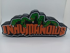Retro Inhumanoids logo lightbox sign light bo...