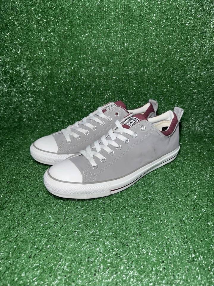 Converse CT All Star Gris Granate Cuero Hombres 9 Mujeres 11 Zapatos Informales Tenis Foto 3 de 4