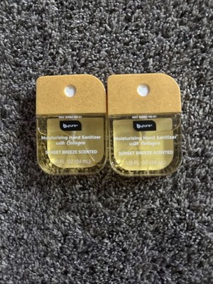 B Pure Moisturizing Hand Sanitizer Sunset Breeze Scented Set Of 2
