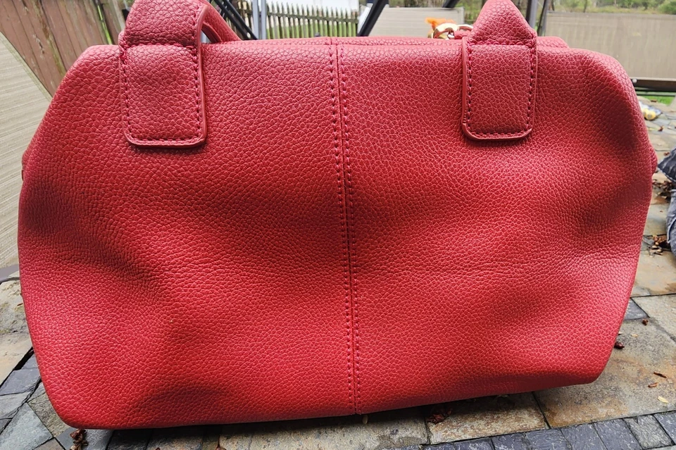 Новый Scarleton красный чехол Дамская сумка/сумочка с длинным ремнем - Изображение 4 из 4