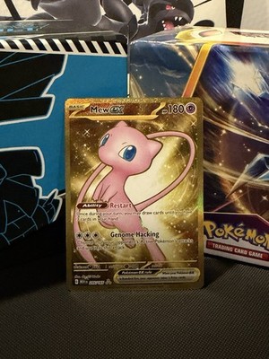Mew EX 205/165 Scarlet & Violet 151 Gold Hyper Rare NM