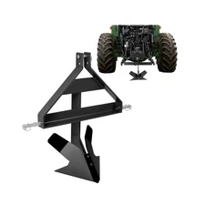 3 Point Middle Buster Plow Compatible with Category 1 Three-Point Quick Hitch...