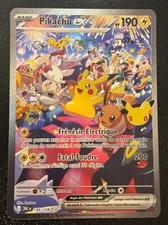 Pokémon Carte Pikachu-EX 150/128 EX  FR JCC 30 ans Anniversaire 