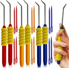 UCDRMA Knitting Loom Hook with Soft Grip, More Comfortable Loom Knitting Hook fo