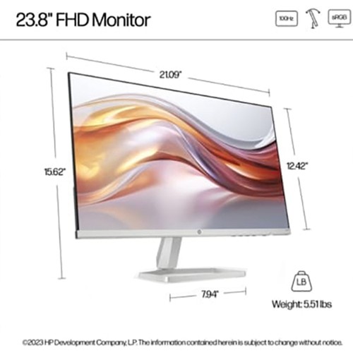Hewlett Packard Series 5 24" FHD IPS Monitor with Softwares & 2 Year Warranty - Picture 10 of 12