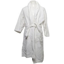IKEA, Bademantel, Größe: S/M, Weiß, Baumwolle, Frottee, Unisex (Erwachsene) #P3d