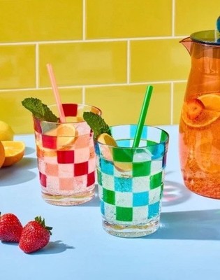 Set Of 4 Tumbler Glasses Acrylic Tabitha Brown for Target