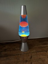 Schylling Original Lava Lamp Blue Orange 14’ Model 02/21 Great Condition Working