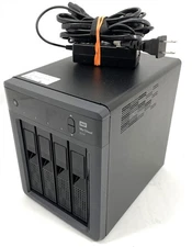 Western Digital WD My Cloud EX4 4-Bay 3.5" NAS WDBWWD0080KBK-40 w/ AC *See Desc