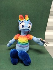 Disney Rainbow Collection Daisy Duck 10" Plush Blue Sparkle Just Play