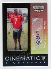 2016 Gala Cinematic Rookie Signatures Midnight 1/1 Jacoby Brissett Auto 05or