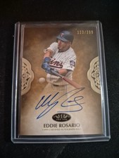 2019 Topps Tier One - Prime Performers Autographs Eddie Rosario #PPA-ERO /299...