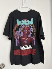 Vintage Tool 2001 Lateralus Tour Black Concert T Shirt Boot Mens XL Cotton
