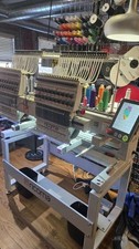 Ricoma MT-2002-8S Double Head Embroidery Machine with Accessories