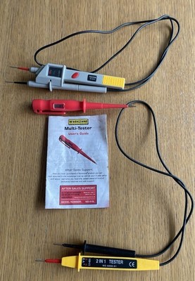3 x Multifunktions Elektrischer Spannungsprüfer AC DC Spannung Stromkreistester Stift 