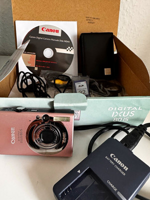 Canon Digital IXUS 80 IS 8MP 3x Zoom IS 2,5'' rosa