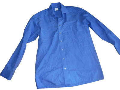 Olymp Luxor Hemd Langarm blau 40   15 3/4