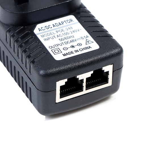 48V DC 0.5A POE Injector POE Switch Ethernet Power Adapter UK PlugB^R2 - Afbeelding 9 van 11