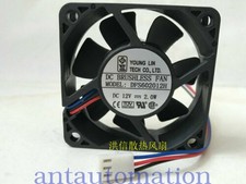 1PC YOUNGLIN 6020 DFS602012H DC12V 2.0W 3-wire 6CM Cooling Fan
