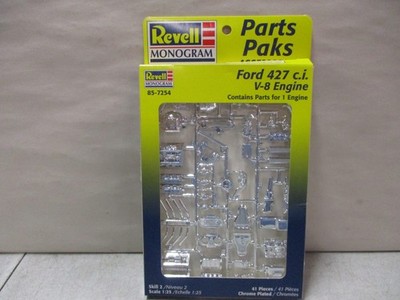 Revell Parts Paks Accessories Ford 427 C.I. V-8 Engine 1/25 A