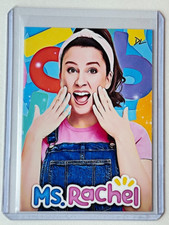 Ms. Rachel Limited Edition Artist Signed "Youtube Icon" Trading Card 4/10