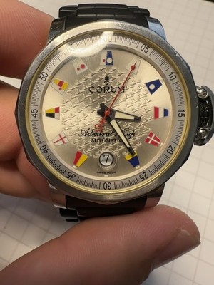 CORUM Admirals Cup Trophy 41 082.830.20 Stainless Steel Swiss