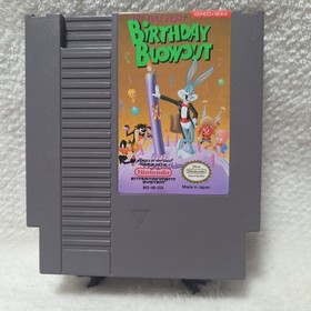 Bugs Bunny Birthday Blowout Nintendo NES Instruction Manual + sleeve / tested