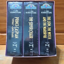 The Chronicles of Narnia VHS Box Set from Wonder Works 1988 - 1990 C.S. Lewis