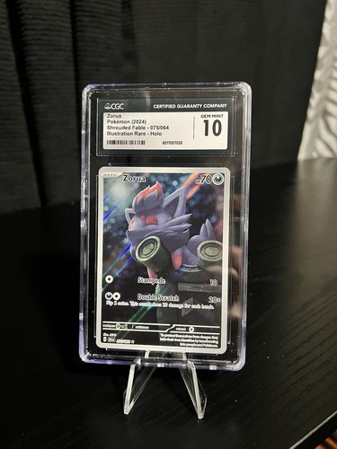 Zorua graded CGC 10 for sale on eBay